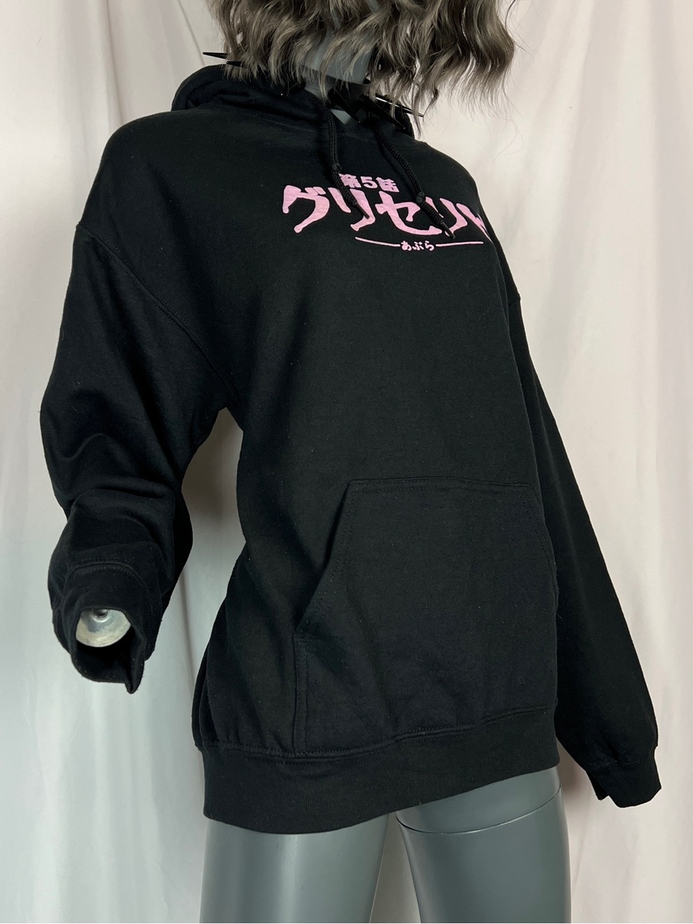 Junji Ito Collection Japanese Glyceride Black & Pink Hoodie